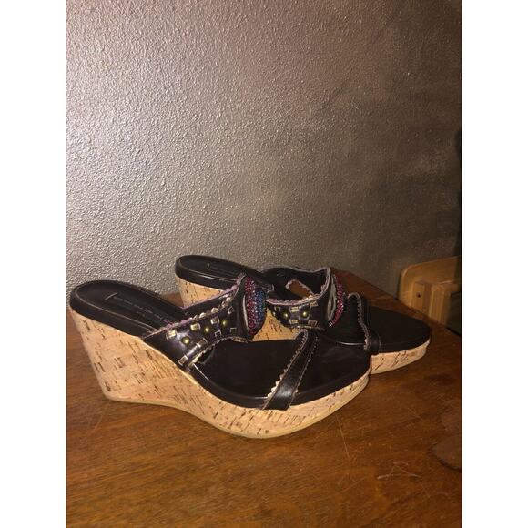 Steven by Steve Madden Rhinestone 3.5" Wedges 6 - Picture 3 of 10